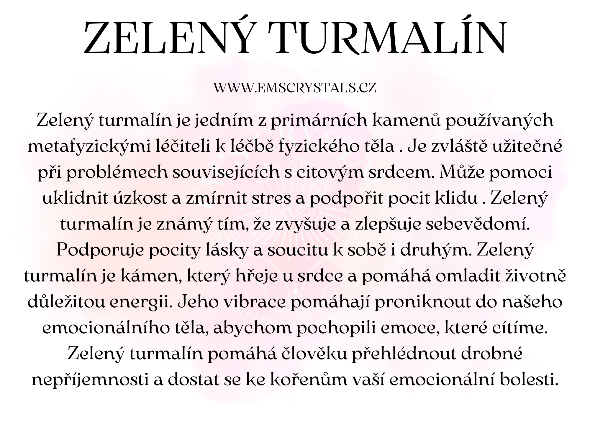 zeleny turmalin